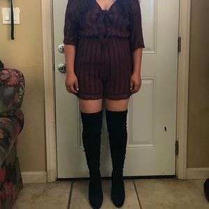 Half Sleeve Romper